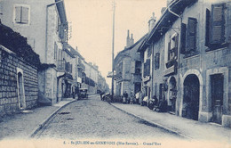 Delcampe - CPA 74 SAINT JULIEN EN GENEVOIS GRAND RUE - Saint-Julien-en-Genevois