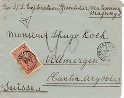 MADAGASCAR : Lettre De Tamatave Transportée Par Le Paquebot Explorateur Grandidier Pour La Suisse 1931 - Lettres & Documents