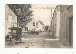 Cp , Automobile , 17 ,ILE D'OLERON , CHERAY ,la Route Départementale , Voyagée 1938 - PKW