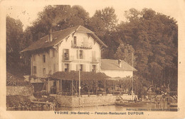 CPA 74 YVOIRE PENSION RESTAURANT DUFOUR - Yvoire