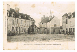 Delcampe - 07- 2021 - ZUD - COTE D'OR - 21 - RECEY SUR OURCE 350 Hab Près De Montbard -Ancienne Place Du Marché - Précurseur - Montbard