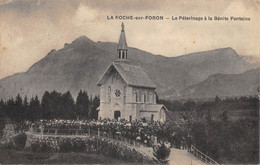 Delcampe - CPA 74 LA ROCHE SUR FORON LE PELERINAGE A LA BENITE FONTAINE - La Roche-sur-Foron