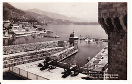 VUE SUR LE PORT ET MONTE CARLO/ PRISE DU PALAIS DES PRINCES /DIVISé / CIRCULé / EDIT. LA CIGOGNE NICE - Haven