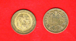 Delcampe - SPAIN, 1953 , 1 Peseta,  Franco, Alu-bronze,  KM 775, C3526 - 1 Peseta