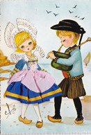 Delcampe - COSTUME  DE PONT AVEN /CP BRODEE (SOL8) - Bestickt