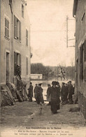 Delcampe - LES INONDATIONS DE LA SEINE RUE DU BAS SAMOIS - Samois
