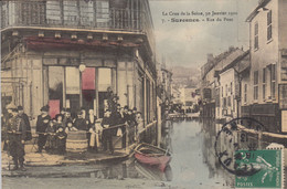 Delcampe - 92  SURESNES LA CRUE DE LA SEINE RUE DU PONT - Suresnes
