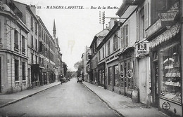 Delcampe - 78)   MAISONS  LAFFITTE  -  Rue De La Muette  (  Librairie  Imprimerie  ) - Maisons-Laffitte