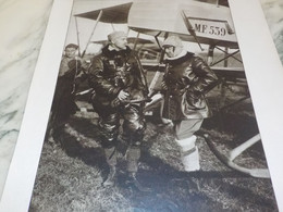 PHOTO AVIATEUR  GABRIELE ANNUNZION ET ERMANNO BELTRAMO 1916 - Aviation