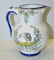 PICHET POT CERAMIQUE LE RENOLEAU OISEAU BLEU COLLECTION DECO VITRINE CAFE LAIT Collection Vitrine Déco - Angoulême/Le Renoleau (FRA)