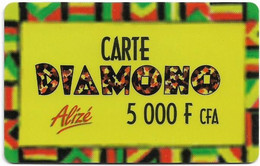 Delcampe - Senegal - Alizé - Carte Diamono, Cn. Normal Zero 0, GSM Refill 5.000CFA, Used - Senegal