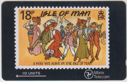 ISLE OF MAN - A Way We Have In The IOM, 10 U, Tirage 15,000, Used - Man (Isle Of)