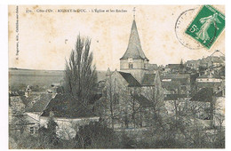 Delcampe - 07- 2021 - ZUD - COTE D'OR - 21 - AIGNAY LE DUC - L'église Et Les Roches - Aignay Le Duc