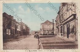 Delcampe - CARTOLINA  SIN-LE-NOBLE,NORD,FRANCIA,RUE DE LA MAIRIE,VIAGGIATA 1949 - Sin Le Noble