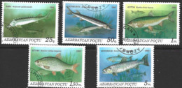 Delcampe - Azerbaijan    1993  SG 112-6    Fishes   Fine Used - Aserbaidschan