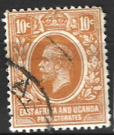 Eastb Africa & Uganda  Protectorate  1912  SG 47  10c Fine Used - Protectoraten Van Oost-Afrika En Van Oeganda