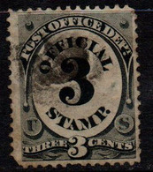 N409F - USA / 1873 - SC#: O49 - USED - POST OFFICE DEPT.- 3 CTS - Dienstmarken