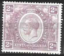 Kenya & Uganda  1922  SG  88  2/-d  Mounted  Mint - Kenya & Uganda