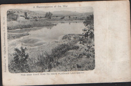 Delcampe - EARLY UNDIVIDED BACK BOER WAR MILITARY SOUTH AFRICA A REMINISCENE OF WAR DAM THAT WAS TO FLOOD LADYSMITH SAPHRA - Südafrika