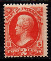 N410B - USA / 1873 - SC#: O16 - MVLH - DEPT. OF THE INTERIOR.- 2 CTS JACKSON - Dienstmarken