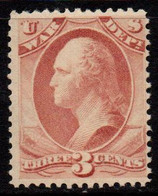 N410G - USA / 1873 - SC#: O85 - MNH - WAR DEPT.- 3 CTS WASHINGTON - Dienstzegels