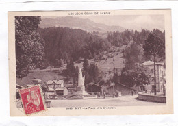 Delcampe - CPA :  14 X 9  -  SIXT  -  La  Place  Et  Le  Grenairon - Sixt-Fer-à-Cheval