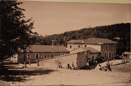 Delcampe - Carte Photo VERNOUX (07): Colonie Des Blaches (1958) - Vernoux