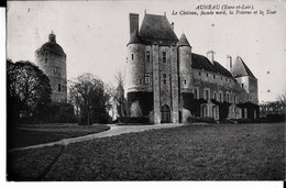 Delcampe - Auneau. Le Château, Façade Nord, La Poterne Et La Tour. à Melle Jeanne Lafon à Vémars. 1909. - Auneau