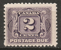 Canada 1906 Sc J2  Postage Due MH* - Segnatasse