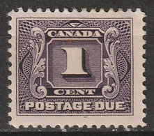 Canada 1928 Sc J1c  Postage Due MLH* Reddish Violet - Port Dû (Taxe)