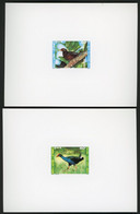 NOUVELLE CALEDONIE 2 EPREUVES DE LUXE N° 510 Et 511 Faune Calédonienne Oiseaux 1985. TB - Non Dentelés, épreuves & Variétés