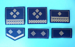 CROATIA AIR FORCE Lot Of 6. Official Ranks * Rangs Aviation Luftwaffe Aeronautica Militare Aviacion Croatie Kroatien - Aviation