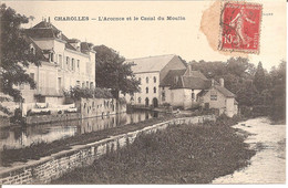 CHAROLLES (71) L'Arconce Et Le Canal Du Moulin En 1916 - Charolles