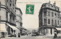 Delcampe - FIRMINY - Avenue De La Gare - Firminy