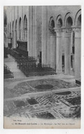 Delcampe - SAINT BENOIT SUR LOIRE - N° 15 - LA MOSAIQUE - LA NEF VUE DE L' AUTEL - CPA NON VOYAGEE - Gien