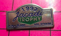 921 Pin's Pins / Beau Et Rare / THEME : AUTOMOBILES / RALLYE JACADI TROPHY 1992 VAL D'ISERE - Rallye