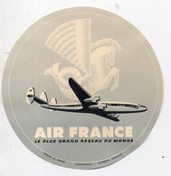 (aviation) étiquette AIR FRANCE    (PPP30446) - Pubblicitari