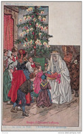 Illustrateur Paul Kauffmann - Usages Et Costumes D&acute;Alsace - N° 22 (La Veille De Noël) - (2 Scans) - Kauffmann, Paul