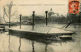 Paris * 1er * Octroi Du Port St Nicolas * Inondations De Janvier 1910 - Distrito: 01
