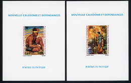 NOUVELLE CALEDONIE 2 EPREUVES DE LUXE De La POSTE AERIENNE N° 234 Et 235 PEINTRES DU PACIFIQUE 1983. TB - Non Dentelés, épreuves & Variétés