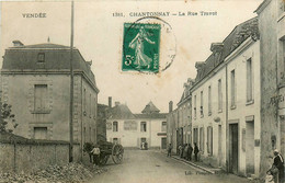 Chantonnay * La Rue Travot * Hôtel Du Mouton * Attelage - Chantonnay