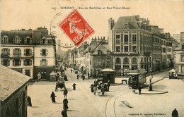 Lorient * La Rue Du Morbihan Et Rue Victor Massé * Tramway Tram * Grande épicerie Nouvelle - Lorient