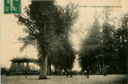 Rennes * L'allée Des Chênes * Jardin Public * Kiosque à Musique - Rennes