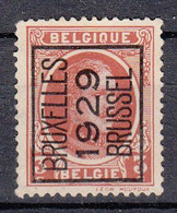 BELGIË - PREO - Nr 184 A - BRUXELLES 1929 BRUSSEL - (*) - Sobreimpresos 1922-31 (Houyoux)
