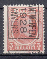 BELGIË - PREO - 1928 - Nr 165 B (Kantdruk - KO) - ANTWERPEN 1928 ANVERS - (*) - Sobreimpresos 1922-31 (Houyoux)