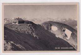 Alvierhütte - Mit Hüttenstempel Wirtschaft Alvierhütte Wiesner-Wyss - Foto Buchmann Buchs - Buchs