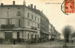 Blaye * Cours Du Quai * Le Café De Bordeaux - Blaye