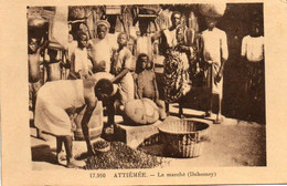 Carte - DAHOMEY - ATTIEMEE -  Le Marché - - Dahomey