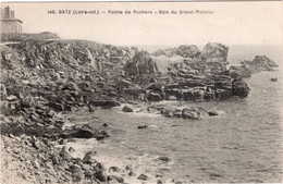 CPA 44 BATZ Pointe Des Rochers - Baie Du Grand Mathieu - Dos Vert - Batz-sur-Mer (Bourg De B.)