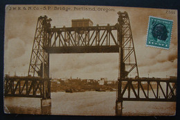 CP. 3801. S.P. Bridge Portland Oregon. Flamme Exposition San Francisco 1915 - Portland